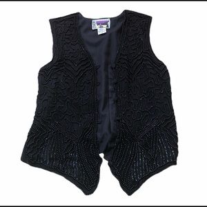 Vintage beaded vest